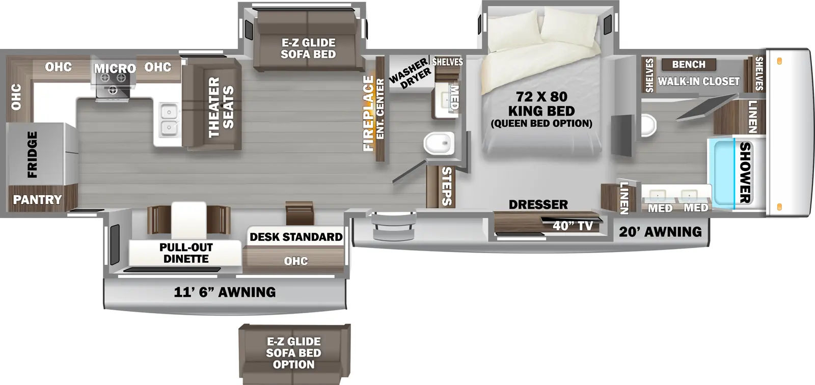 Riverstone 39RKFB Floorplan